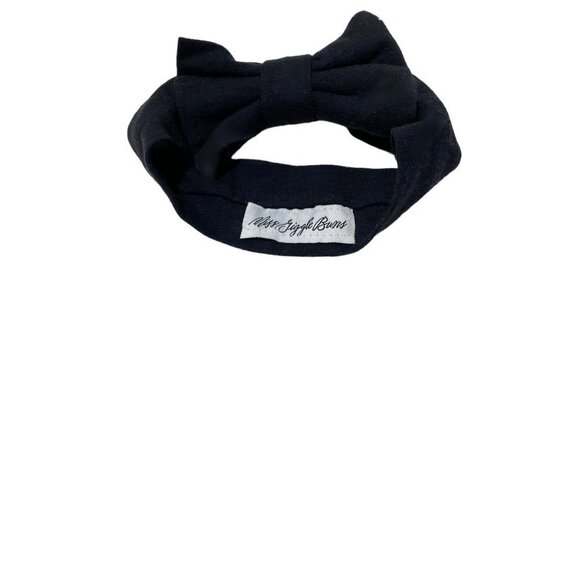 Miss Giggle Buns 2-Pack Bow Headbands Pink/Black - Picture 4 of 4